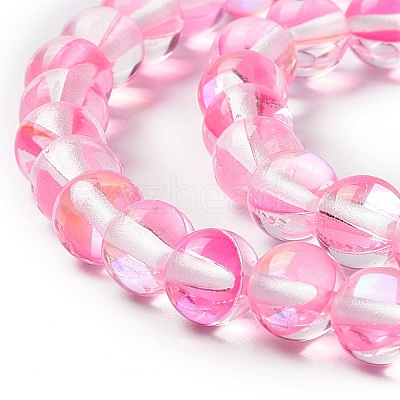 Synthetic Moonstone Beads Strands G-E573-02A-15-1