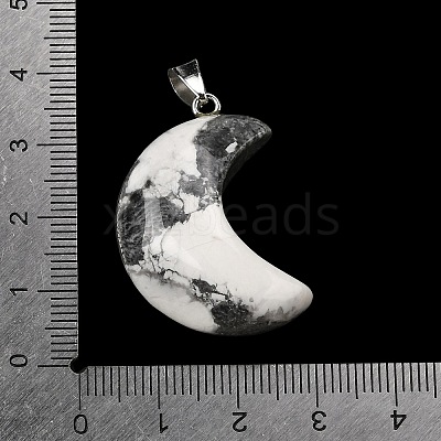 Natural Howlite Pendants G-F820-02J-1