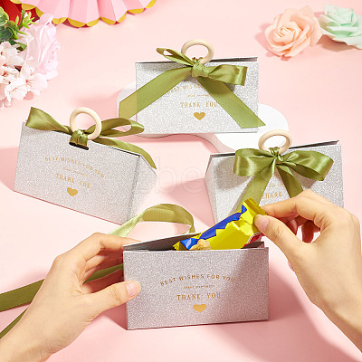Paper Jewelry Gift Boxes with Bowknot CON-TAC0010-81-1
