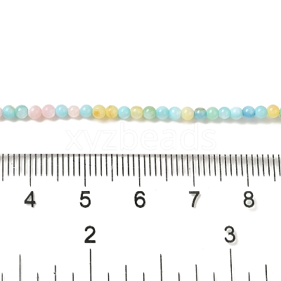 Ice Cream Color Dyed Natural Freshwater Shell Beads Strands X1-SHEL-G018-01C-1