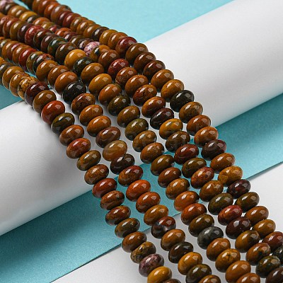 Natural Petrified Wood Beads Strands G-Z046-A02-01-1