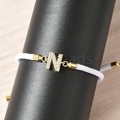 Adjustable Nylon Cord Bracelets BJEW-C096-01G-14-1