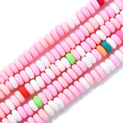 Handmade Polymer Clay Beads Strands CLAY-N008-008N-1