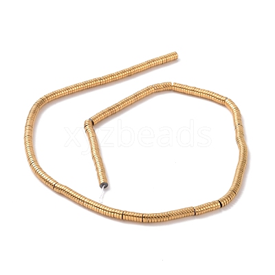 Electroplated Non-magnetic Synthetic Hematite Beads Strands G-G826-09G-4mm-A-1