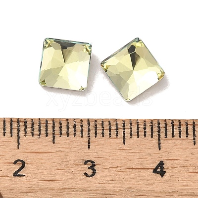 Glass Rhinestone Cabochons RGLA-P037-06B-D337-1