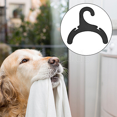 Plastic Plastic Clothes Hanger for Dog Cat AJEW-WH0258-652C-1