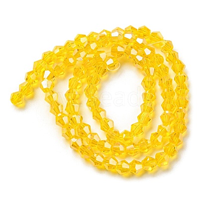 Transparent Electroplate Glass Beads Strands EGLA-A039-T3mm-A22-1