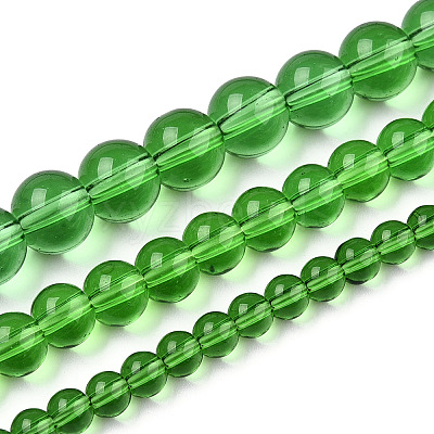 Transparent Glass Beads Strands GLAA-T032-T4mm-07-1
