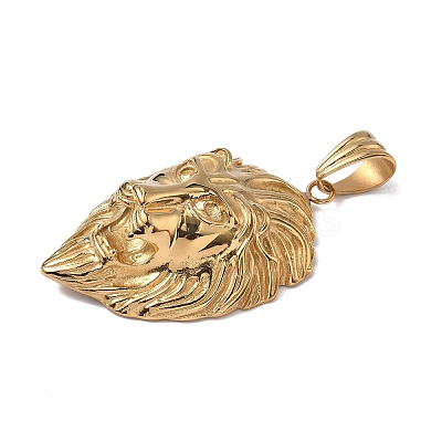 304 Stainless Steel Big Pendants STAS-F333-01G-1
