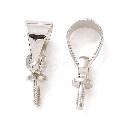 Brass Ice Pick and Pinch Bails X-PJ-TAC0001-21P-1