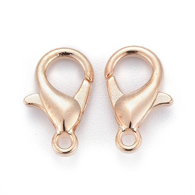 Zinc Alloy Lobster Claw Clasps X-E102-KCG-1