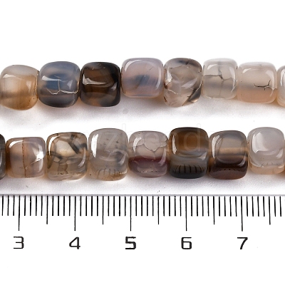 Natural Dragon Veins Agate Beads Strands G-G177-E09-01-1