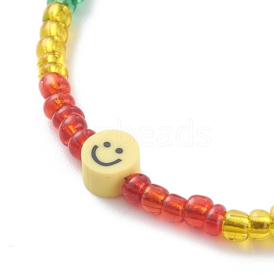 Glass Seed Beaded Bracelets BJEW-JB06122-1