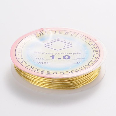 Copper Jewelry Wire CWIR-CW1mm-07-1