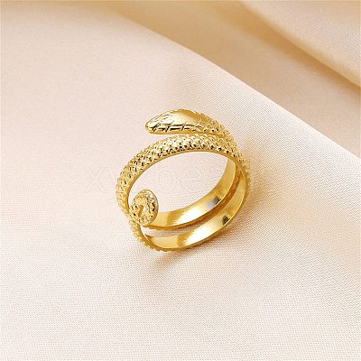 304 Stainless Steel Finger Rings RJEW-D352-03G-1