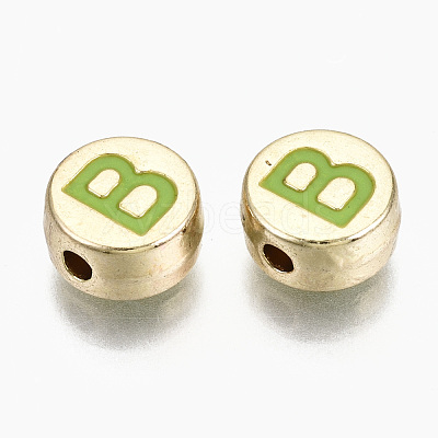 Alloy Enamel Beads X-ENAM-S122-029B-RS-1