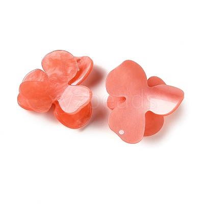Opaque 3D Acrylic Pendants OACR-U007-02B-06-1