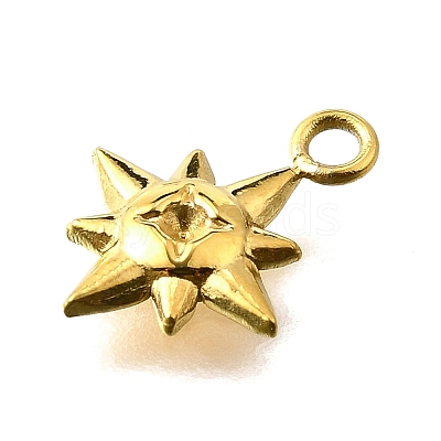 304 Stainless Steel Pendant Rhinestone Settings STAS-K263-85G-1