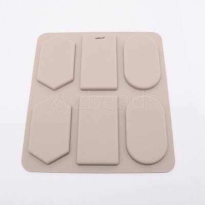 Geometry Food Grade Silicone Pendant Molds DIY-WH0176-66-1