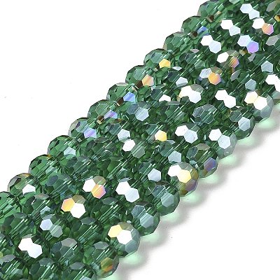 Transparent Glass Beads EGLA-A035-T8mm-B18-1