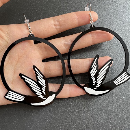 Acrylic Dangle Earrings FS-WG2019C-03-1