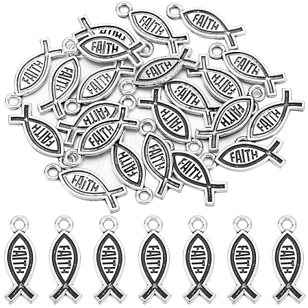 70Pcs Zinc Tibetan Style Alloy Pendant FIND-SC0006-28-1