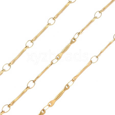 304 Stainless Steel Bar Link Chains CHS-H116-01B-G-1