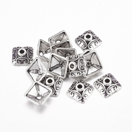 Tibetan Style Alloy Bead Caps X-LF0893Y-NF-1