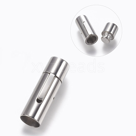 304 Stainless Steel Bayonet Clasps STAS-A035G-8P-1