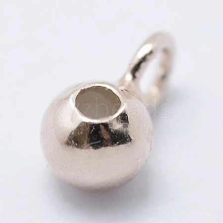 925 Sterling Silver Tube Bails STER-I014-3mm-25RG-1
