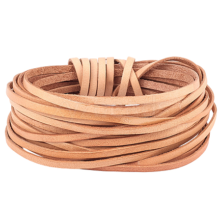 5M Cowhide Leather Cords for DIY Craft WL-GF0001-25A-03-1