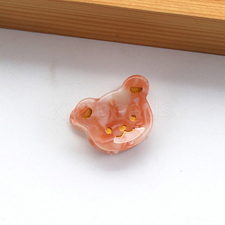 Cellulose Acetate(Resin) Claw Hair Clips OHAR-PW0003-031E-1