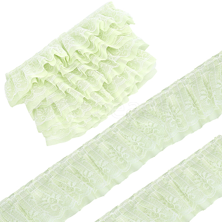 5 Yards Double Polyester Lace Trim for Sewing Decoration OCOR-GF0005-06C-1