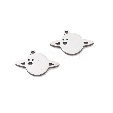 201 Stainless Steel Charms STAS-V001-17-1