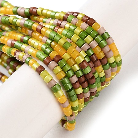 Handmade Lampwork Beads Strands LAMP-L078-008H-1
