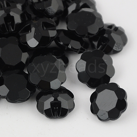 Taiwan Acrylic Rhinestone Buttons BUTT-F021-18mm-01-1