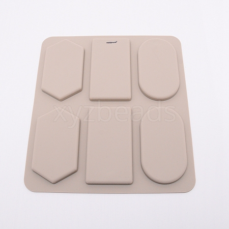 Geometry Food Grade Silicone Pendant Molds DIY-WH0176-66-1