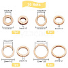   30 Sets Unfinished Wood Pieces Ring Set WOOD-PH0009-52-2