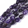 Natural Amethyst Beads Strands X-G-S363-006A-1