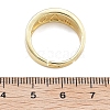 Adjustable Rack Plating Brass Micro Pave Cubic Zirconia Finger Rings for Women RJEW-M028-47G-3