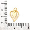 Brass Micro Pave Cubic Zirconia Pendants KK-U033-03G-01-3