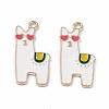 Alloy Enamel Pendants ENAM-C006-03KCG-03-2