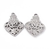 Non-Tarnish 304 Stainless Steel Pendants STAS-B031-08S-1