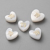 5Pcs Natural White Shell Beads BSHE-TAC0004-02H-1
