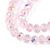 Transparent Glass Beads Strands X-EGLA-N016-6mm-04-3