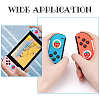 4Pcs 4 Colors Silicone Replacement Strawberry Thumb Grip Caps AJEW-GF0009-57-5