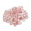 Cherry Quartz Glass Cabochons G-H309-03-10-1