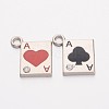 Alloy Enamel Pendants X-EAP031Y-1