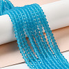 Imitate Austrian Crystal Frosted Glass Beads Strands LS-EGLA-A039-T6mm-MD19-4