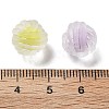 Frosted Transparent Acrylic Beads OACR-A032-32-3